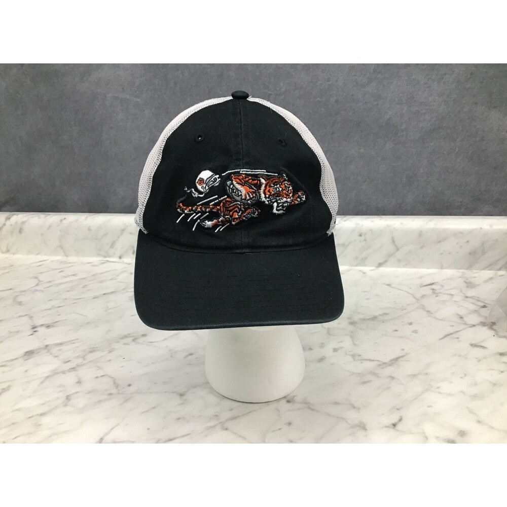 Cincinnati Bengals '47 Brand Trucker Hat Men's Snapback Black White NFL